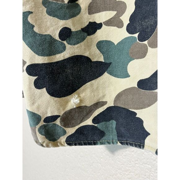 Woolrich Mens Long Sleeve Shirt Heavy Cotton Duck Camo Rugged READ XL Hunting - Picture 8 of 11